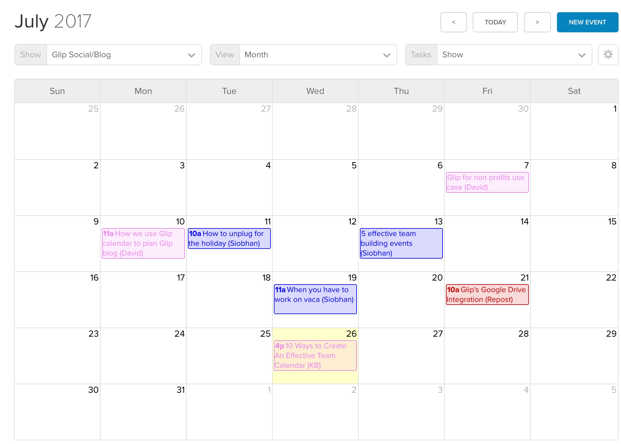 10 Ways To Create And Manage An Effective Team Calendar