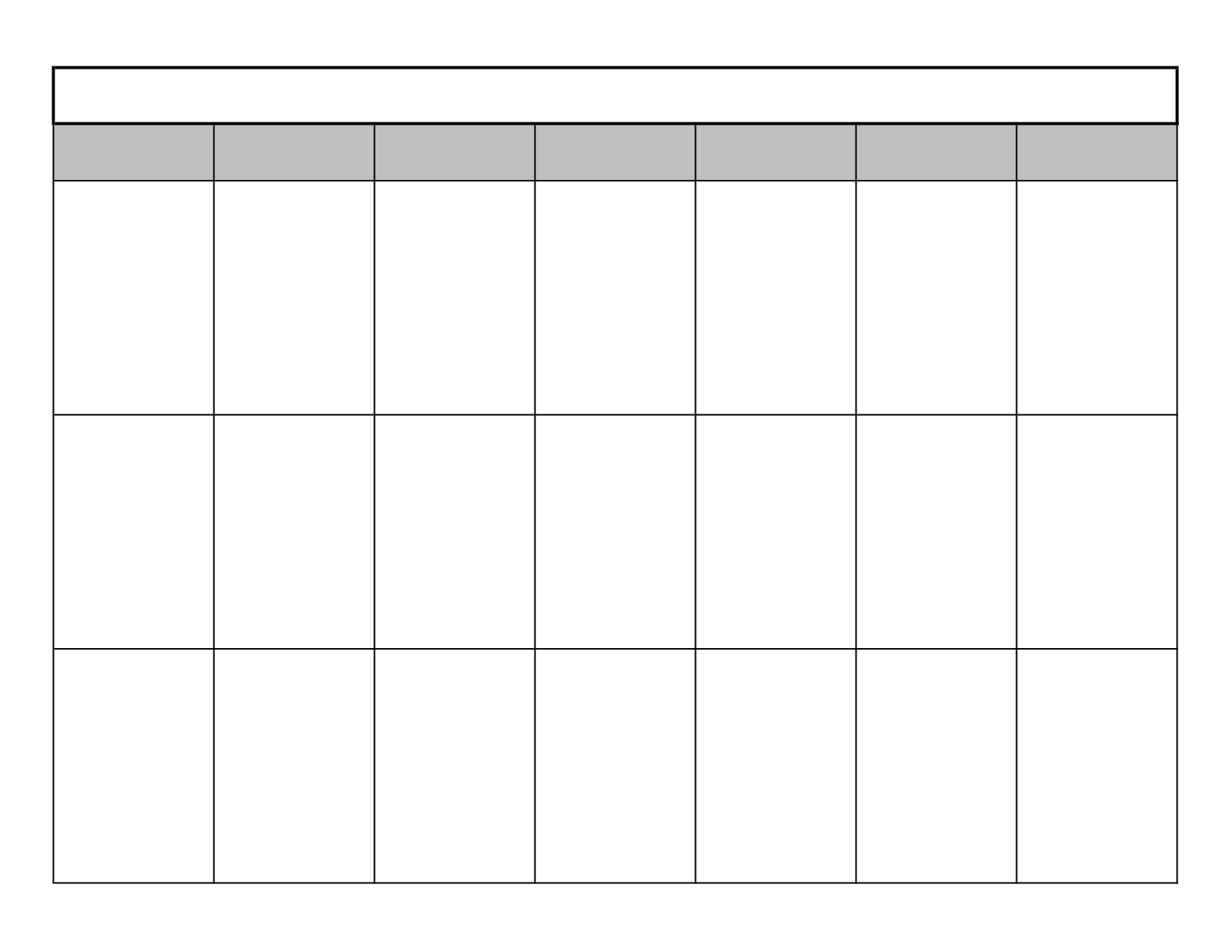 16 Blank Printable Weekly Calendars Templates Images - Blank