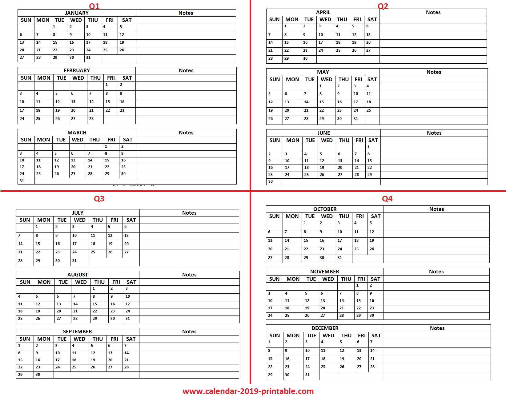 Effective Applications To Print 3Month Calendars