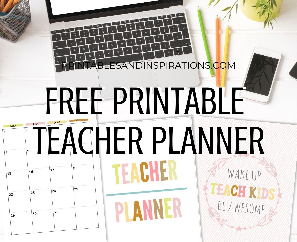 2020 2021 Teacher Planner Free Printable - Printables And