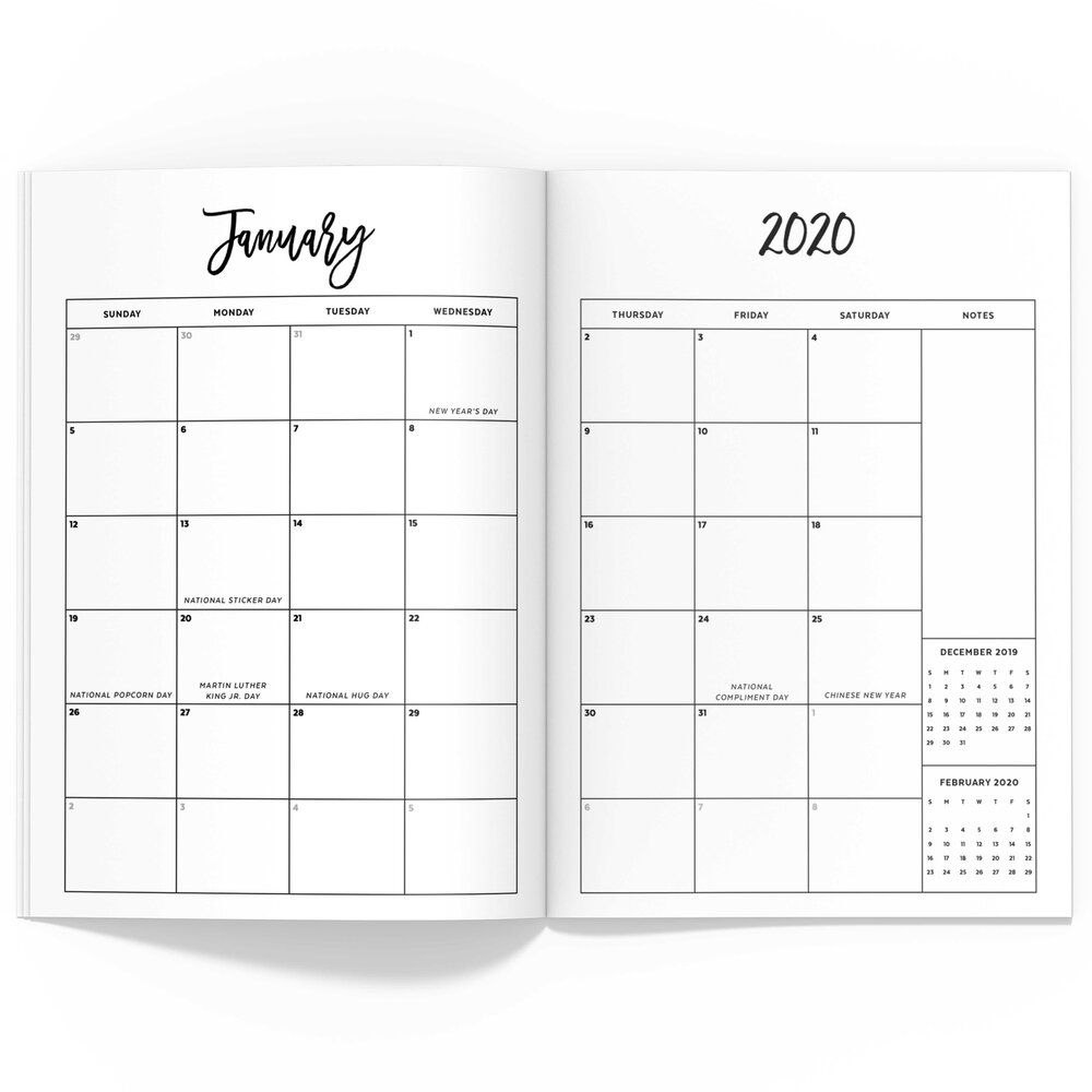 Printable 5 5 X 8 5 Monthly Calendar Example Calendar Printable Gambaran