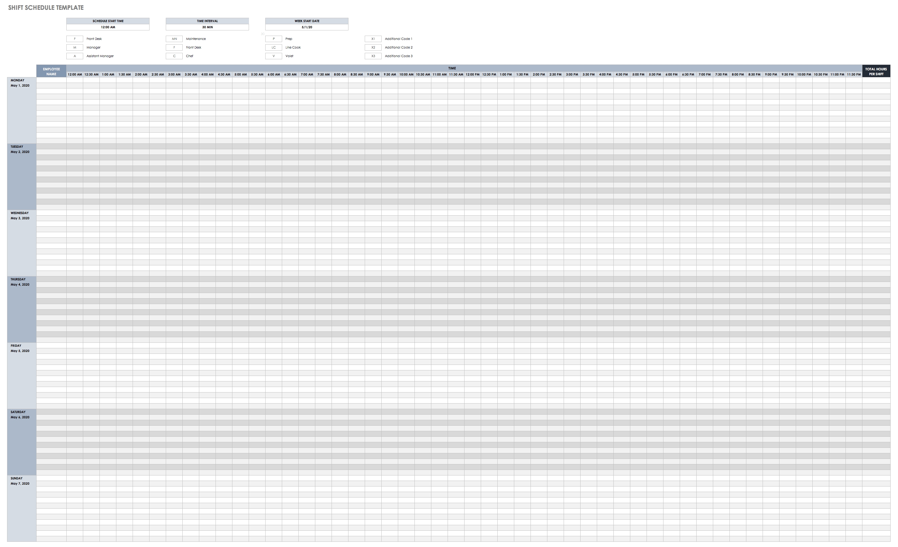 28 Free Time Management Worksheets | Smartsheet