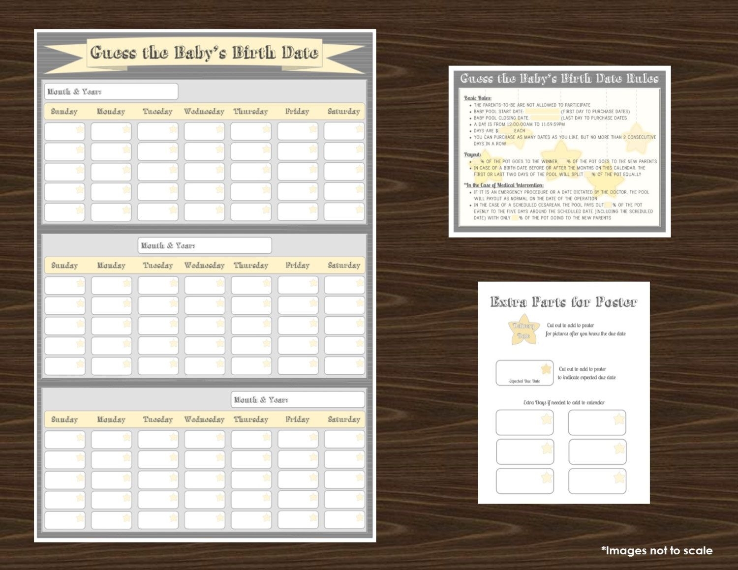 create your how to run a baby due date pool get your calendar printable