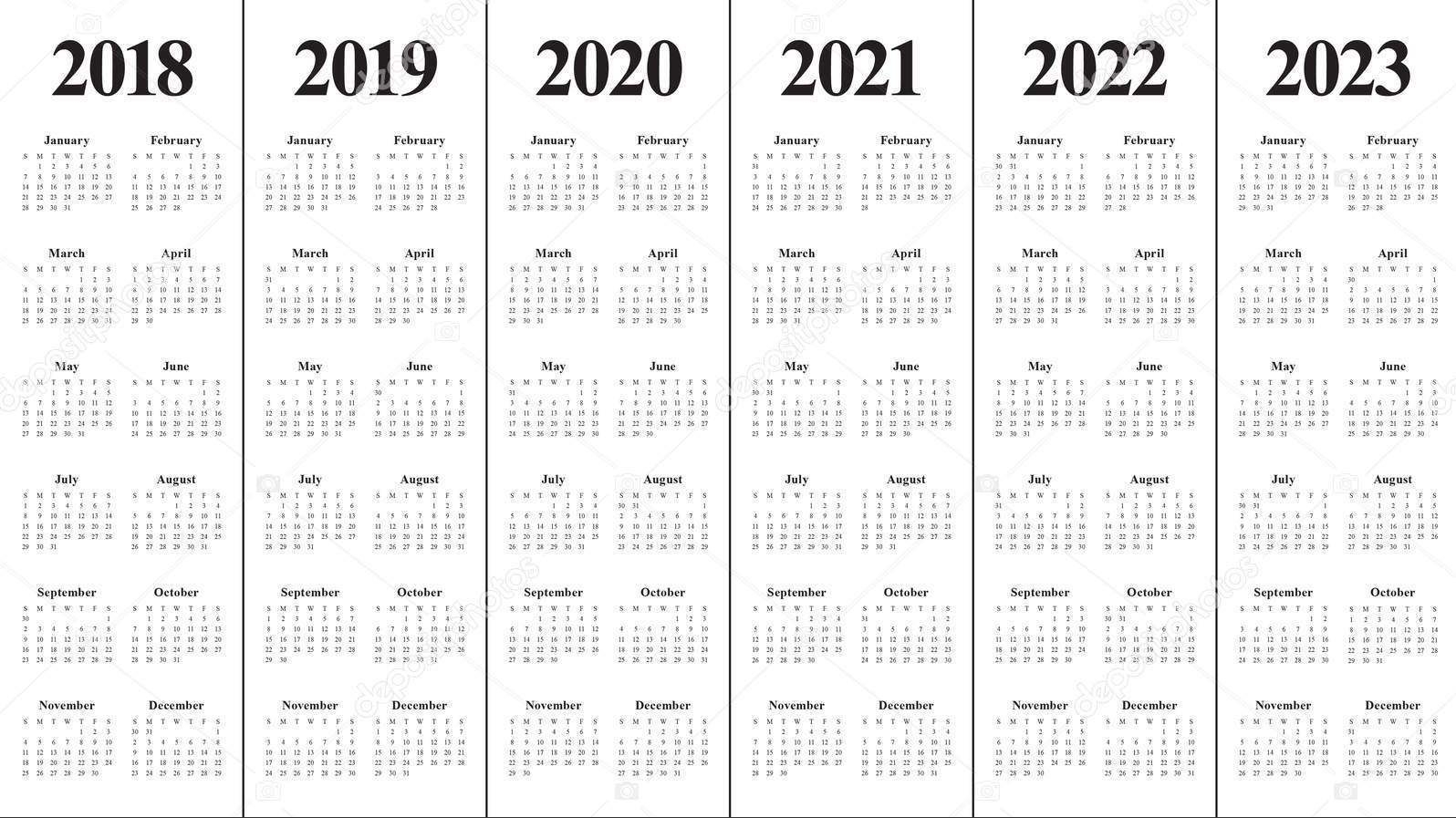 3 Year Calendar Template Yearly Calendar Template Calendar Template Riset