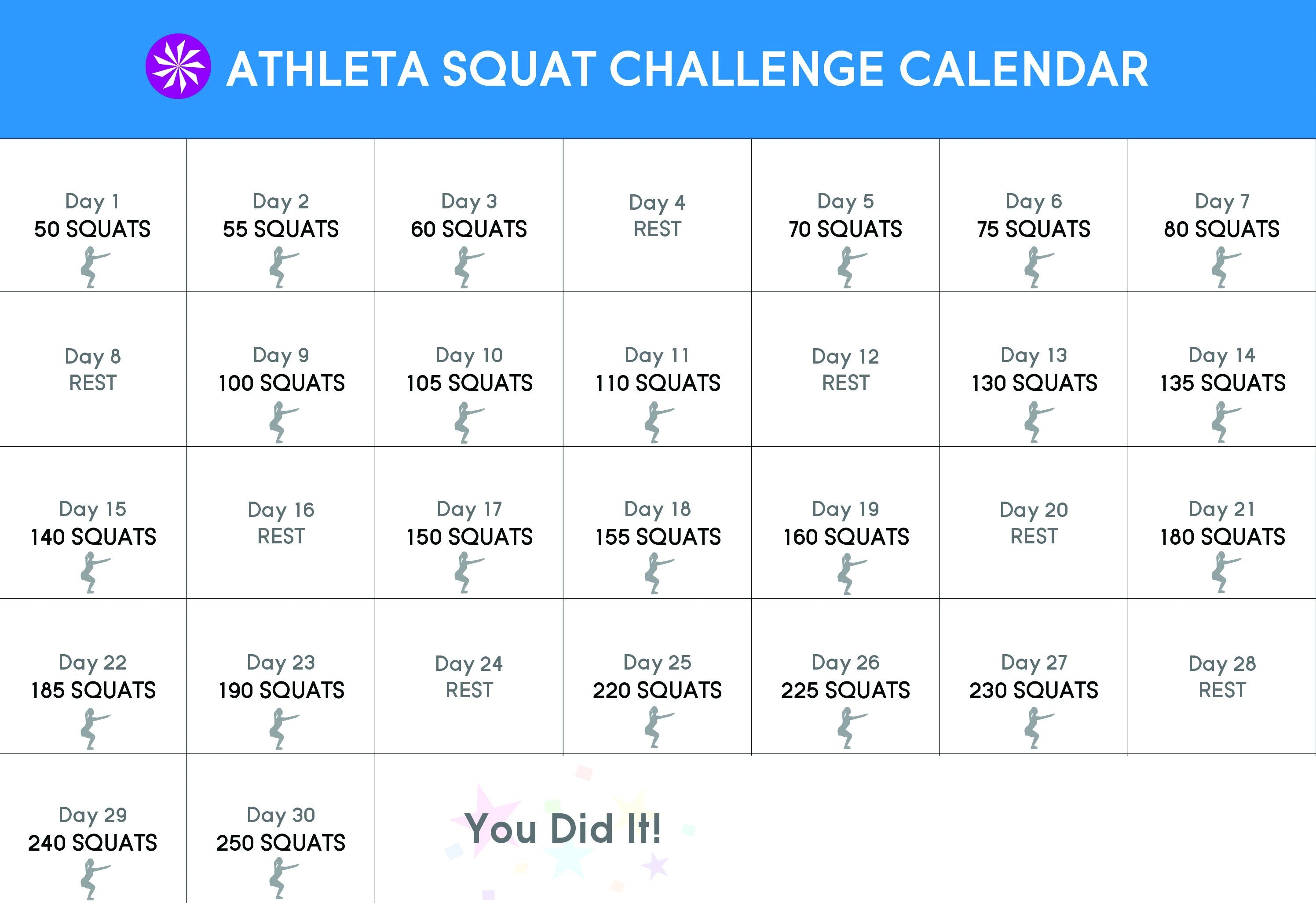 30-Day Squat Challenge - Chi Blog