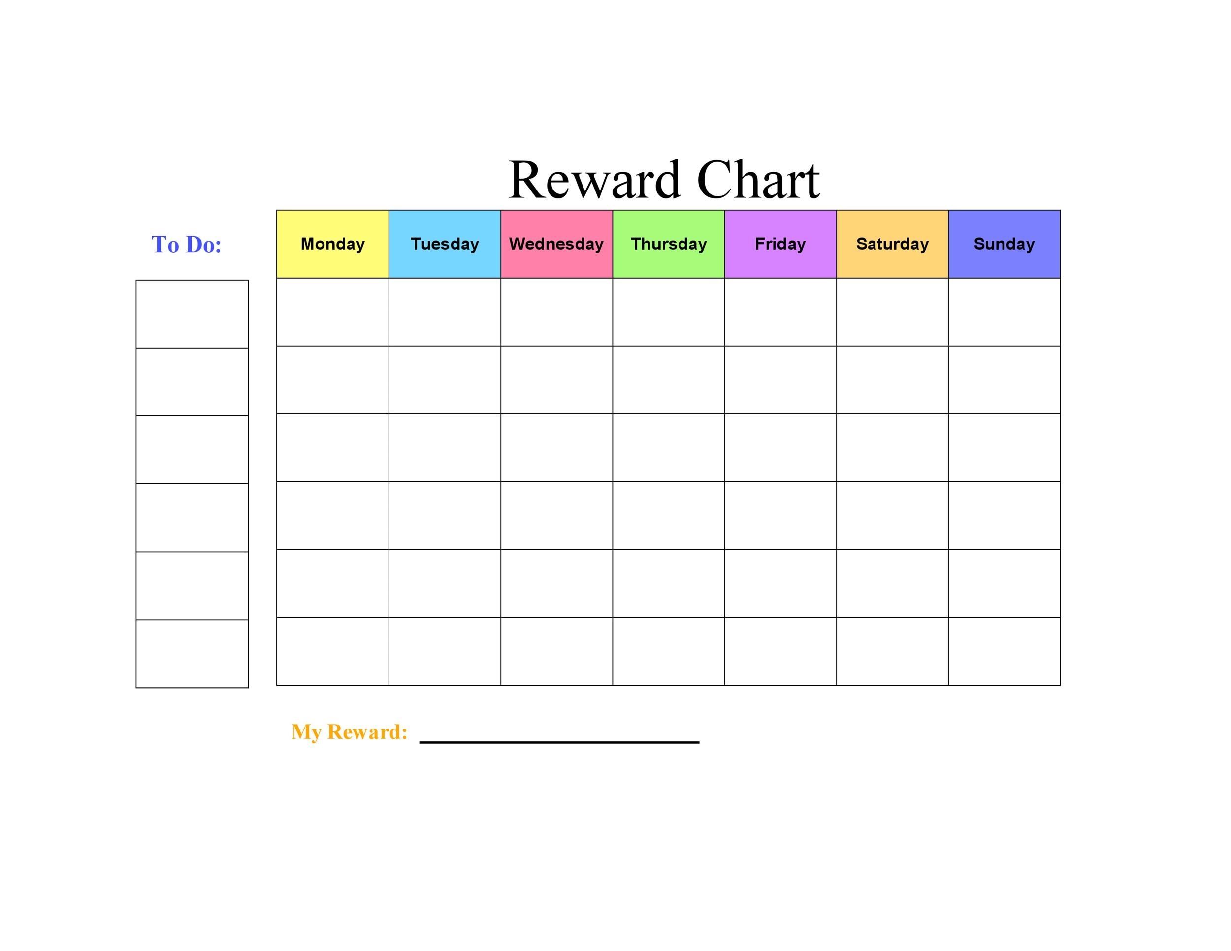 How to Download Free Chart For Monday-Friday - Get Your Calendar Printable