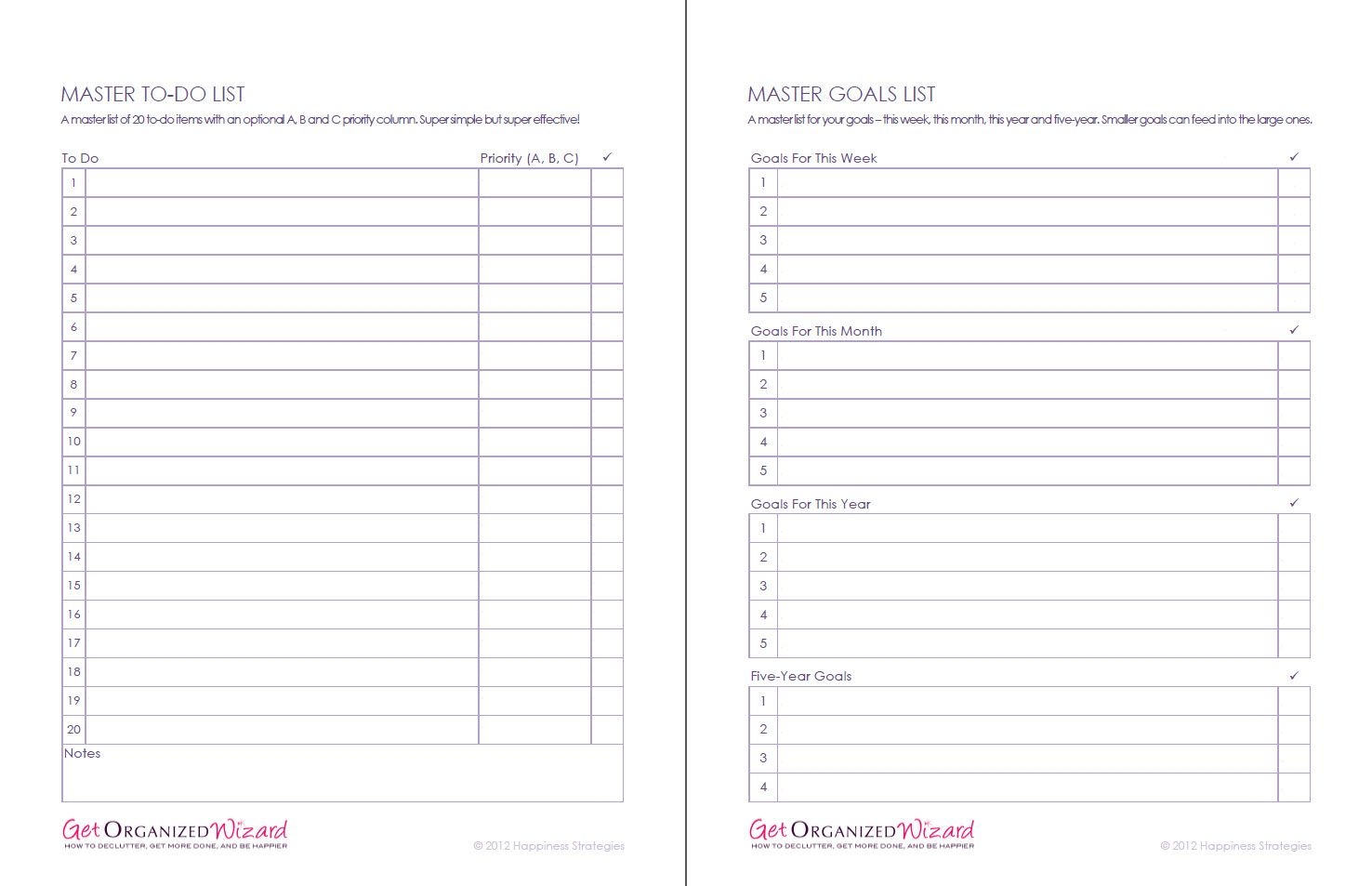 5 Best Images Of Free Printable Time Management Sheets