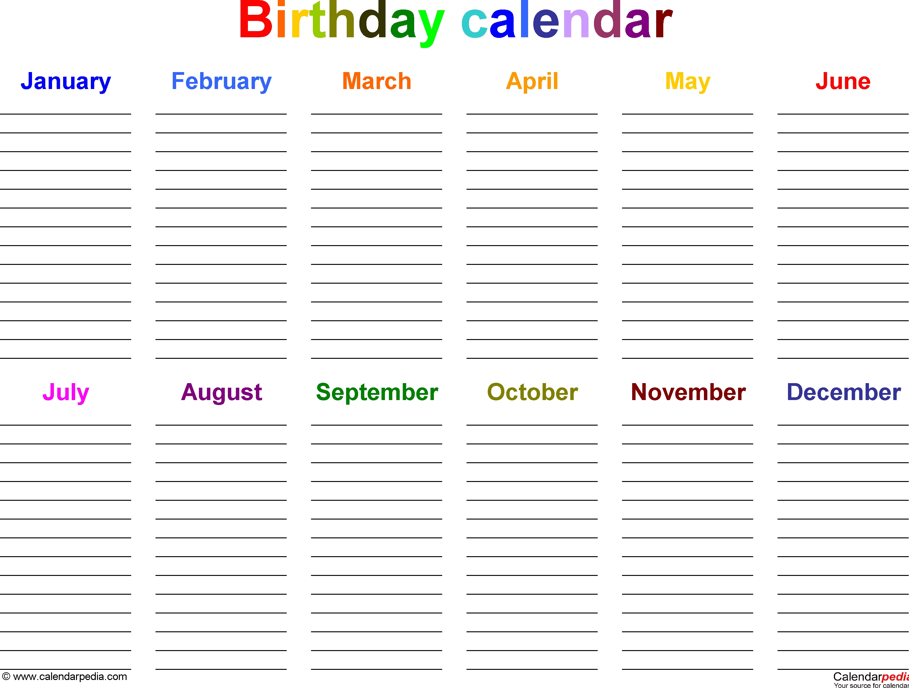 effective birthday calendar for work get your calendar