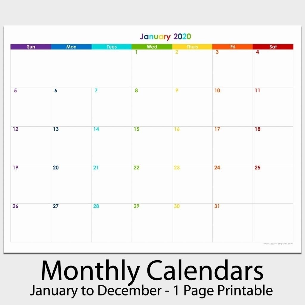 8 X 11 Calendar