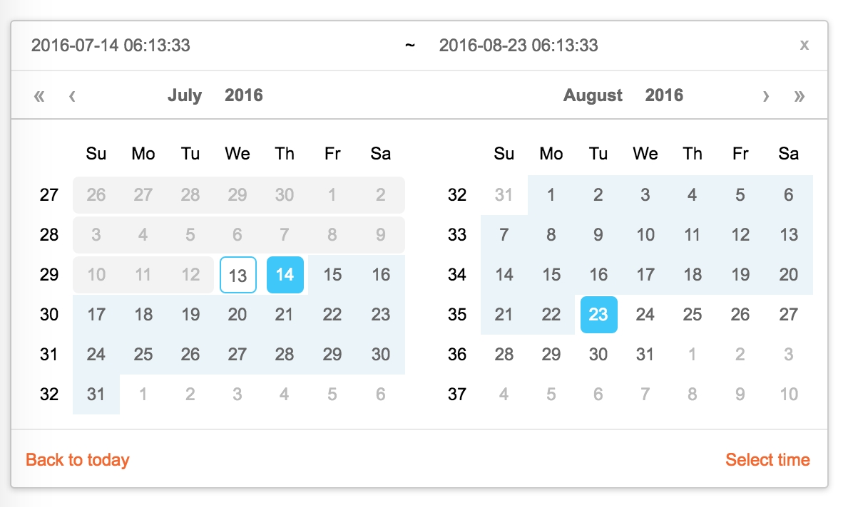 A Simple And Nice Calendar With Reactjs