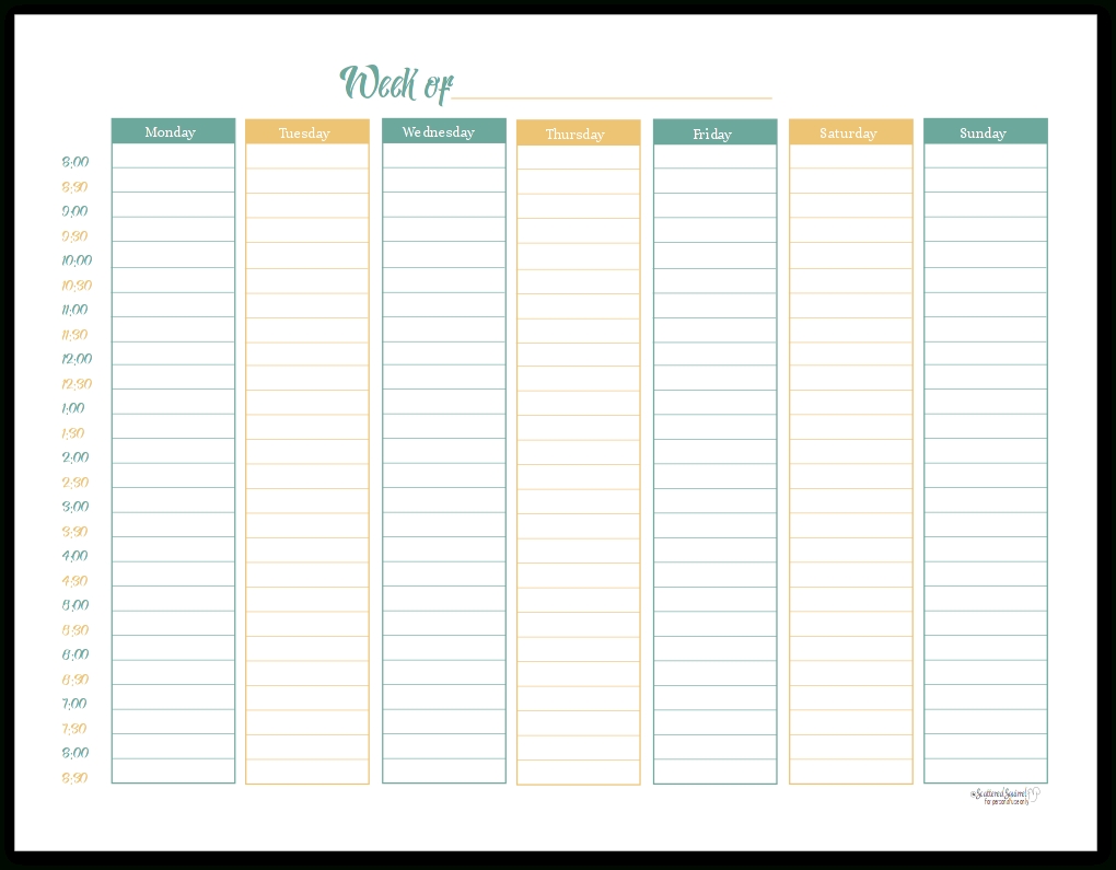 A Variety Of Weekly Planner Printables For Your Planners.