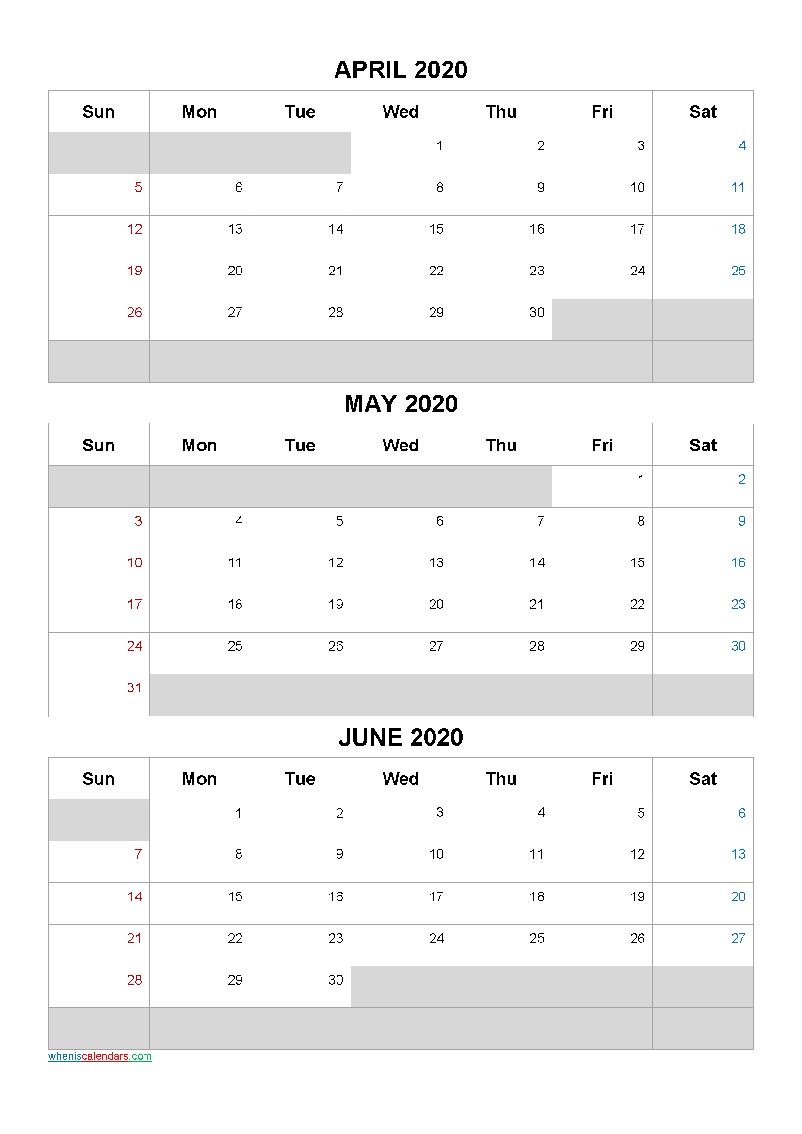 April May June 2021 Free Printable 3 Month Calendar-21Ar5
