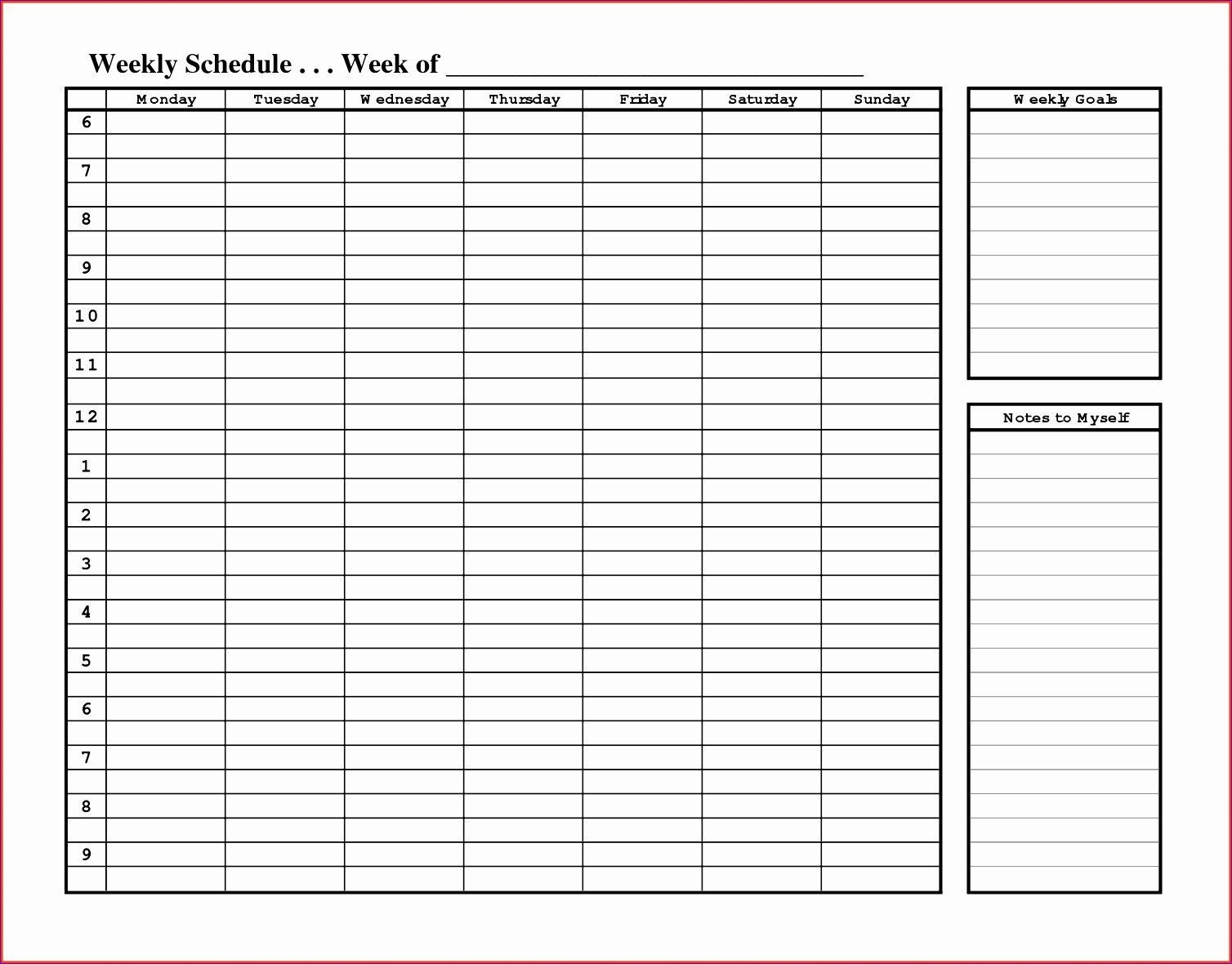 Awesome 24 Hour Daily Schedule Template In 2020 (With Images