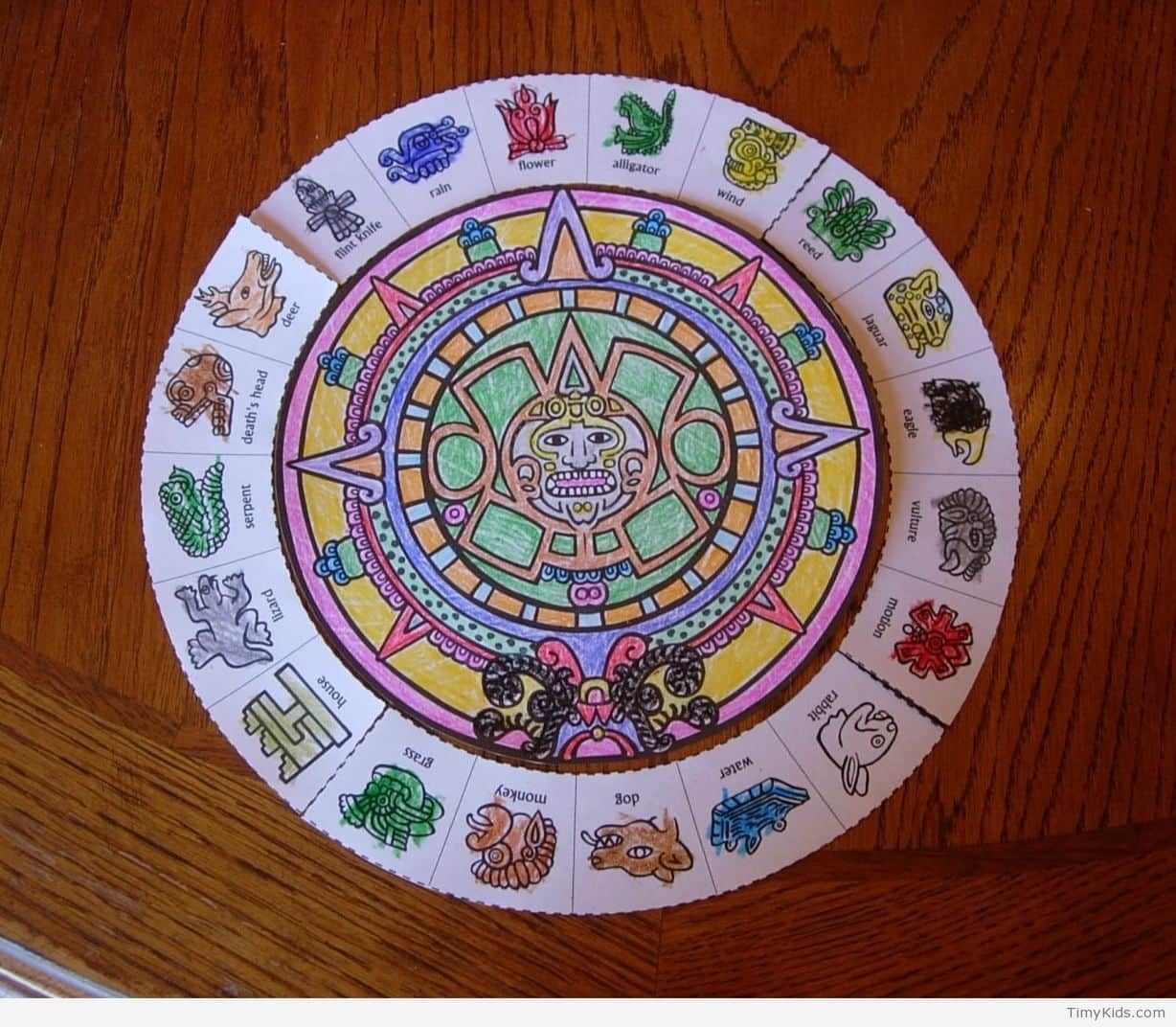 Aztec Crafts For Kids In 2020 (With Images) | Aztec Calendar