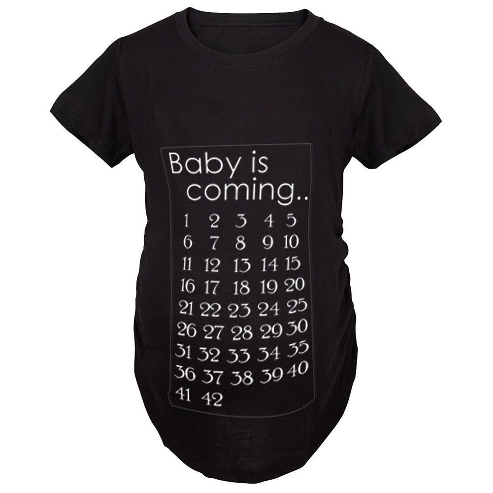 Baby Announcment Calendar Countdown Mama Pattern 42 Weeks