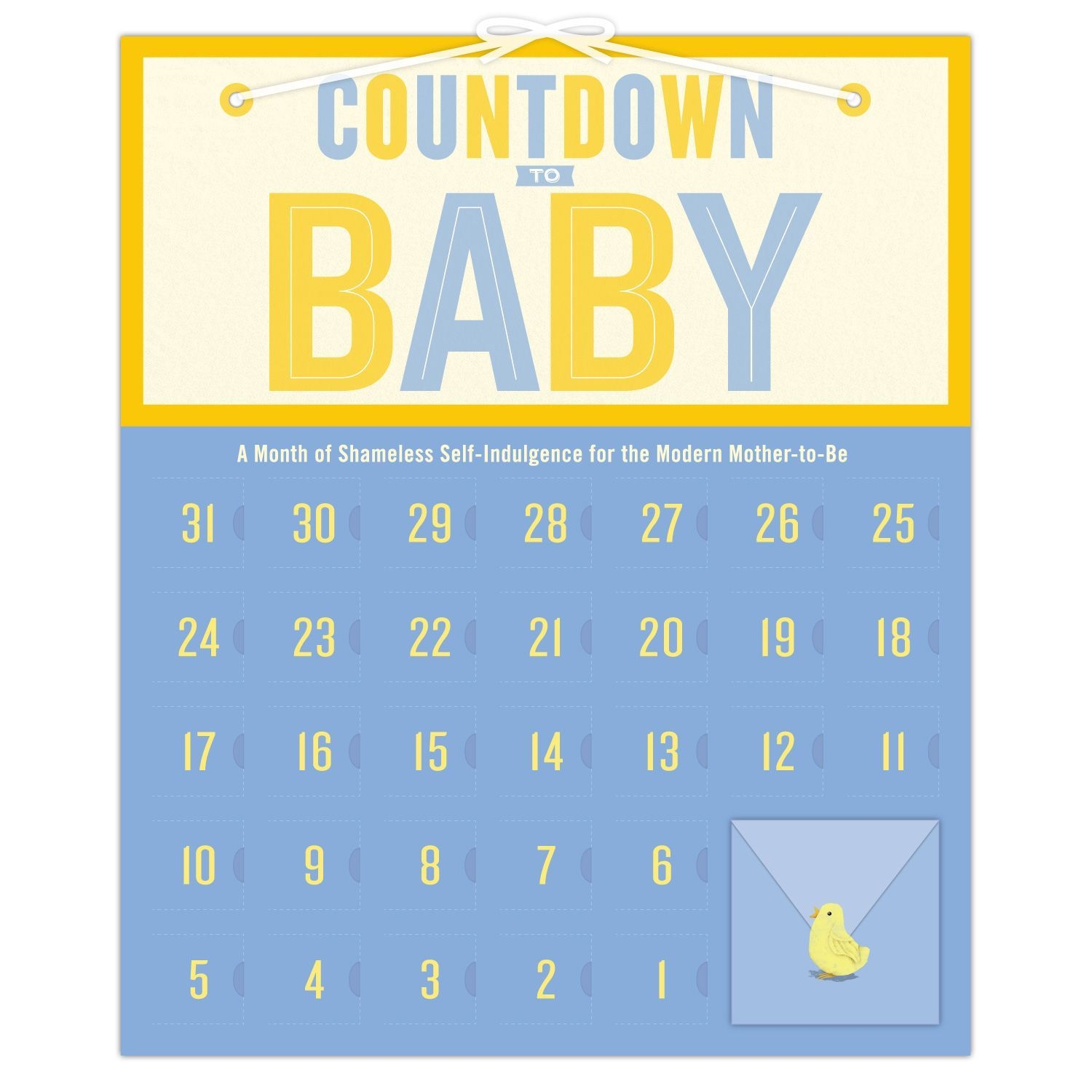 Printable 30 Day Baby Countdown