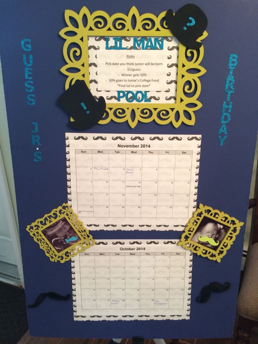 Baby Due Date Pool | Baby Due Date, Baby Shower Themes, Baby