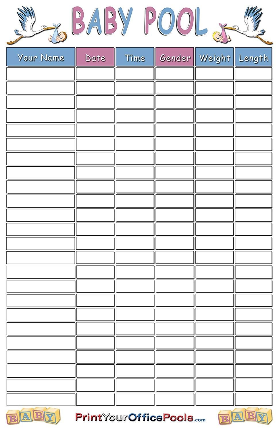 conception to due date chart