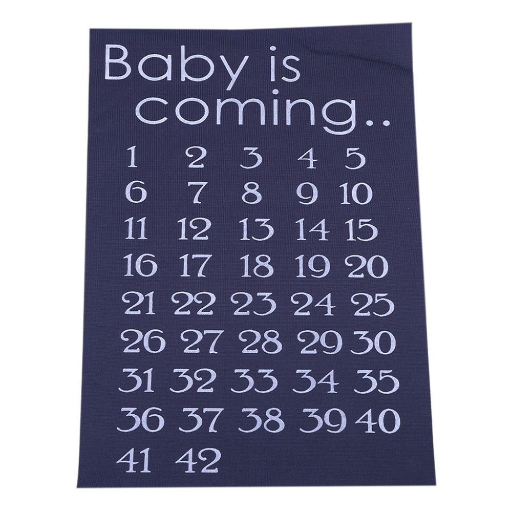 Baby Is Coming Maternity Women Calendar Countdown Pregnancy Mark Off Baby  Announcment Baby Birth Countdown 42 Weeks Cloth Accessory Gray - Walmart