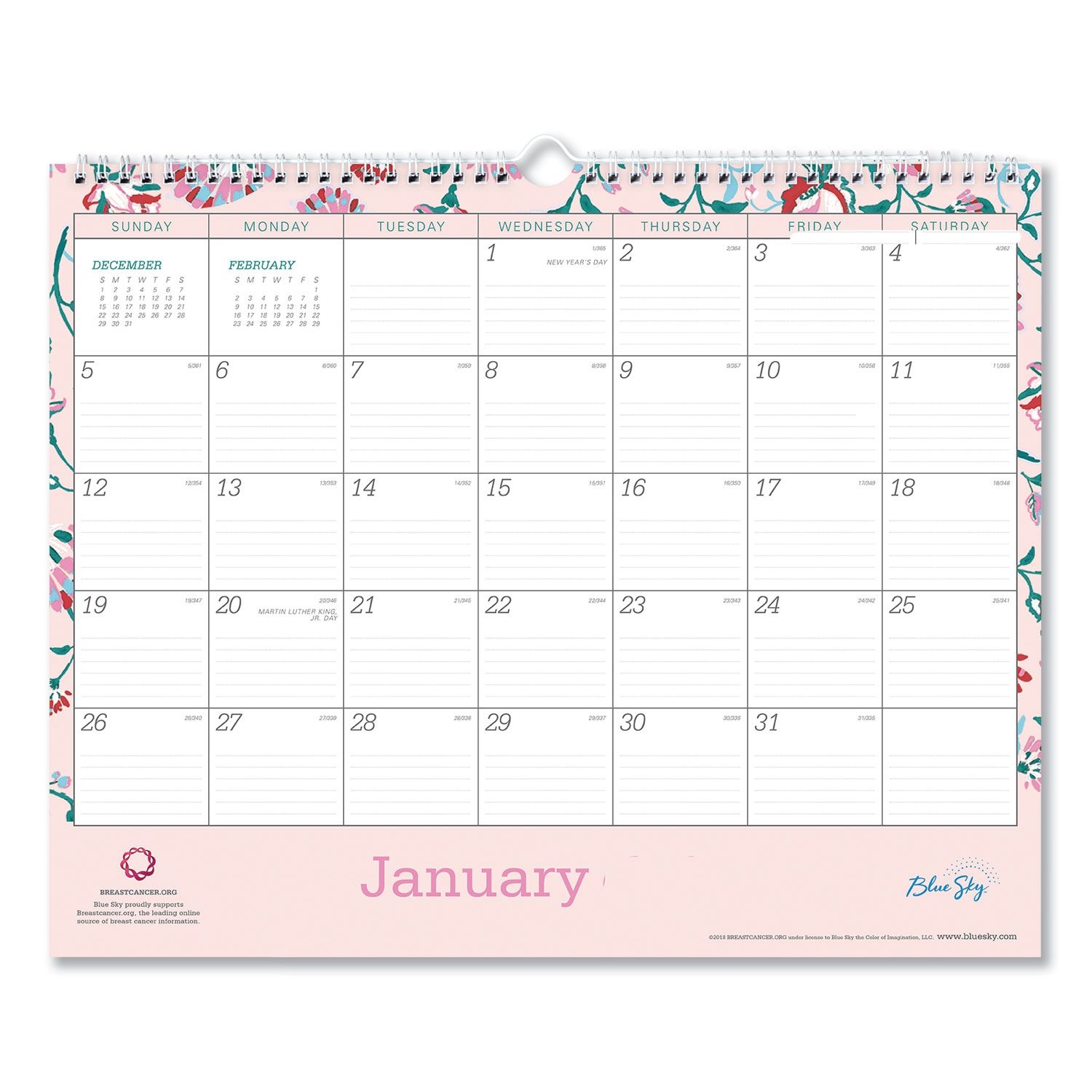 Breast Cancer Awareness Wall Calendar, 15 X 12, 2020