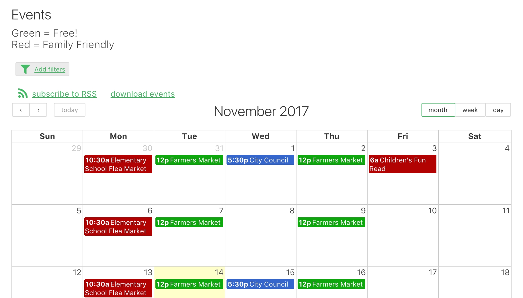 Calendars – Knack