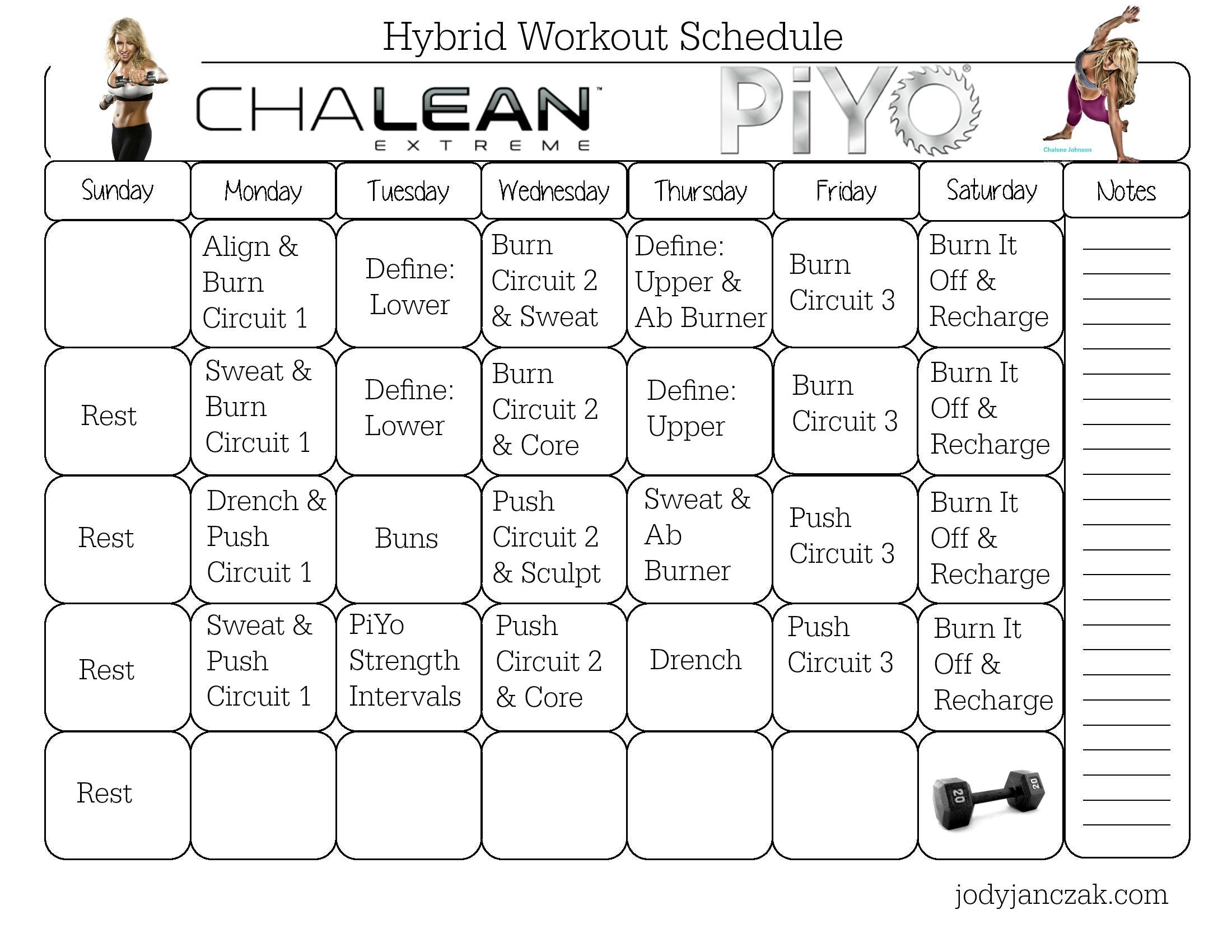 Chalean Extreme And Piyo Hybrid Workout! ***8 Week Program