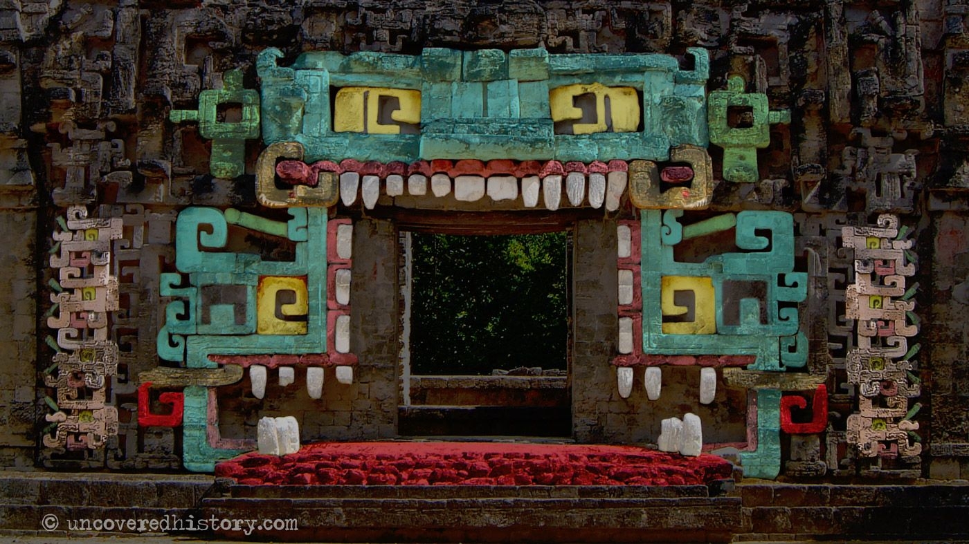 Chicanna Structure Ii - The Meaning Of The Monster Mouth Temple