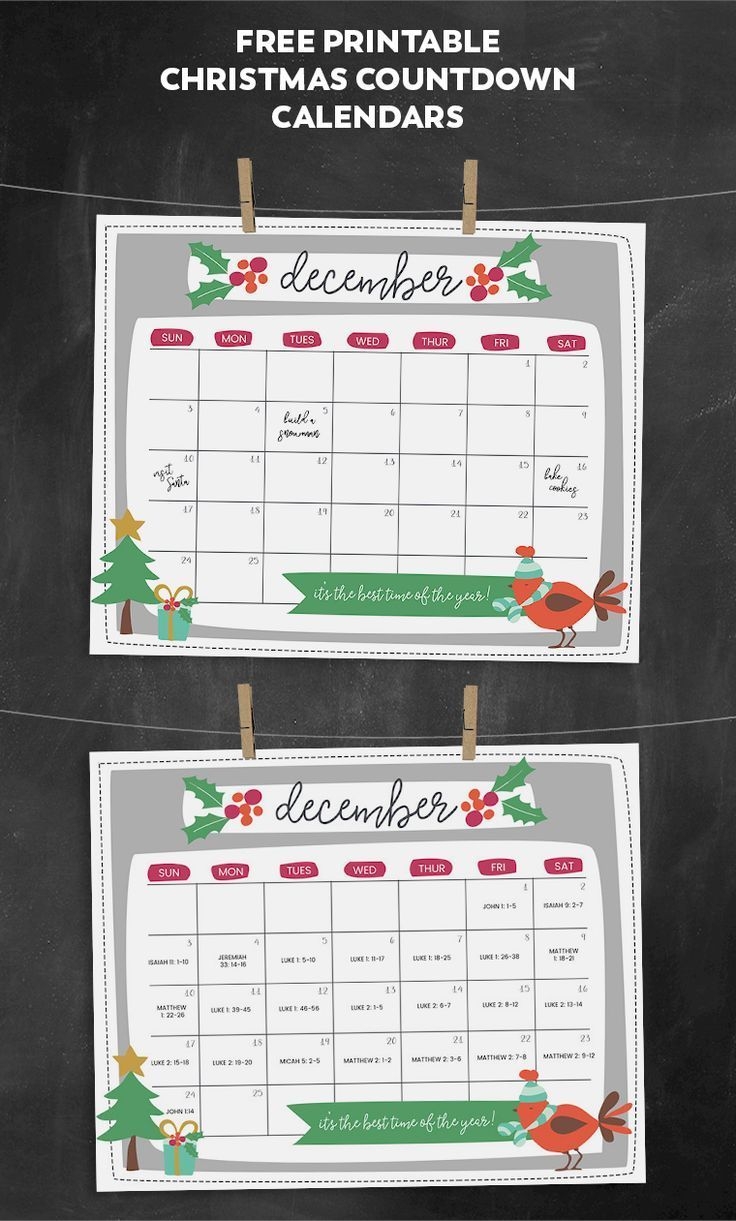 Christmas Countdown Calendar | Christmas Countdown Calendar