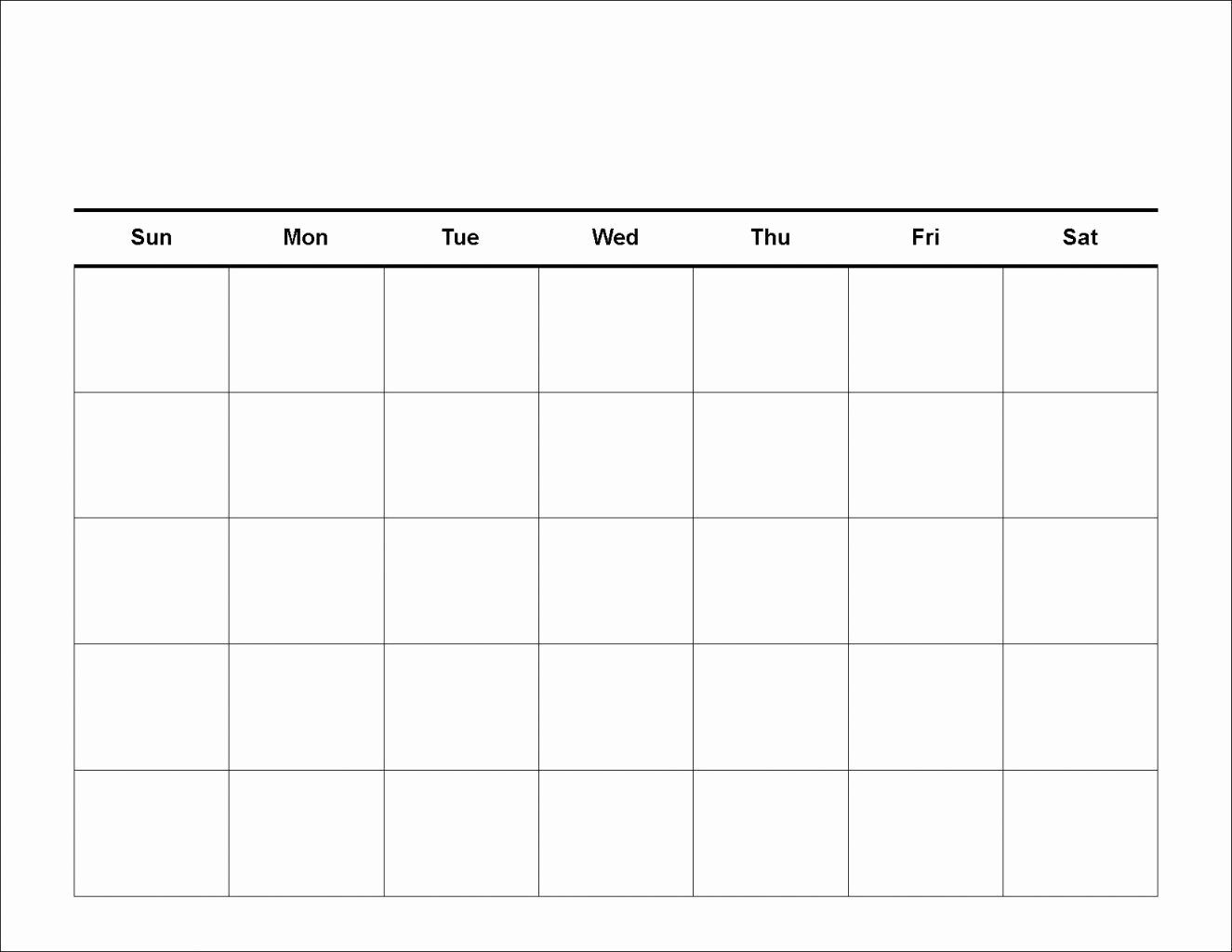 Collect Blank Calendar 5 Day Week (With Images) | Calendar
