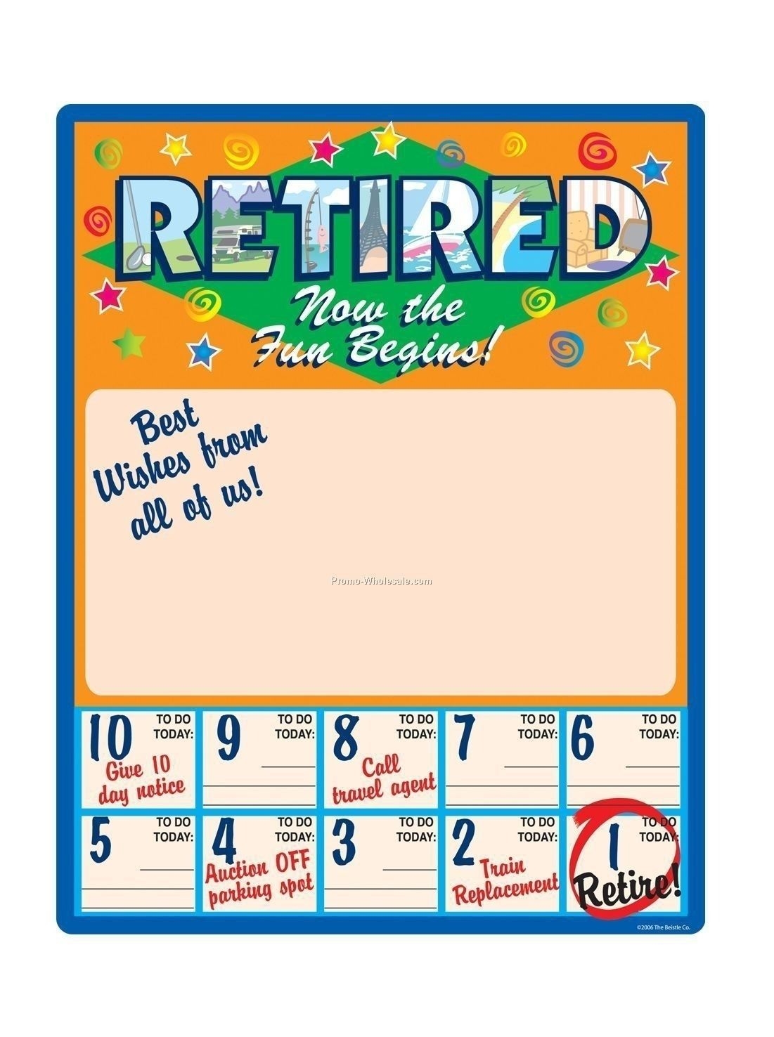 Printable Countdown Calendar For Retirement