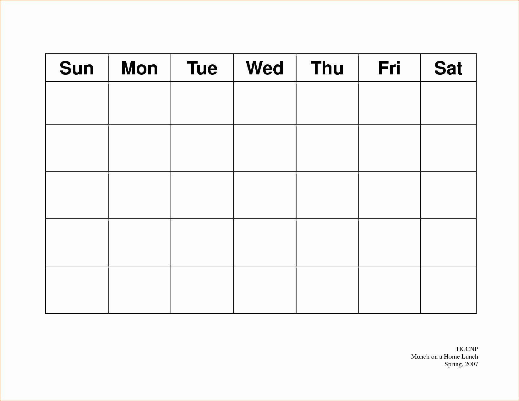 √ 30 5 Day Schedule Template In 2020 (With Images) | Weekly