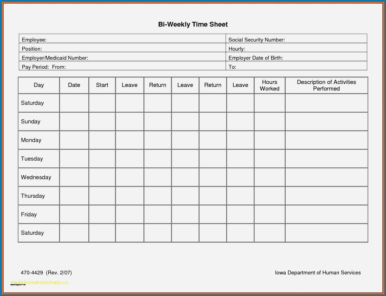✓ Free Printable Timesheet Template For Employees | Zitemplate