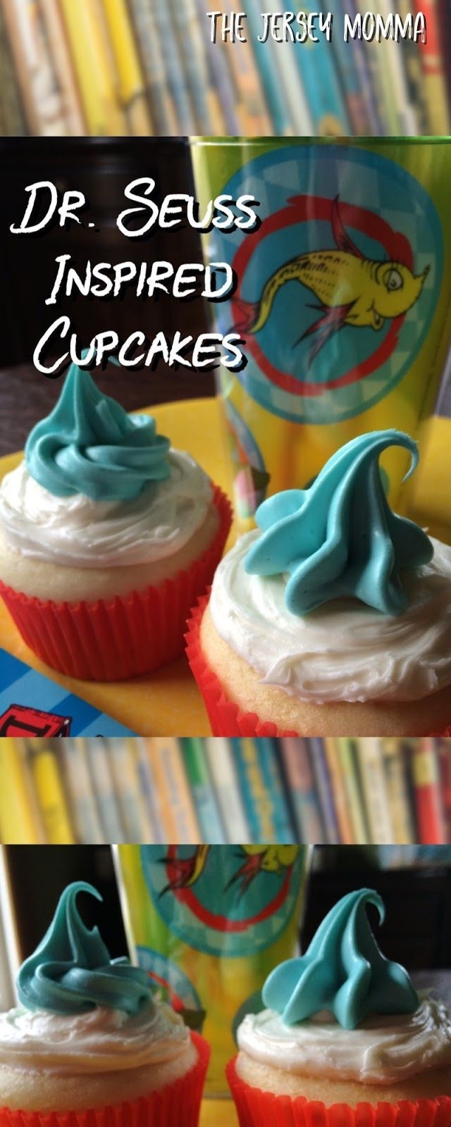 Easy Dr. Seuss Inspired Cupcakes For Read Across America Day