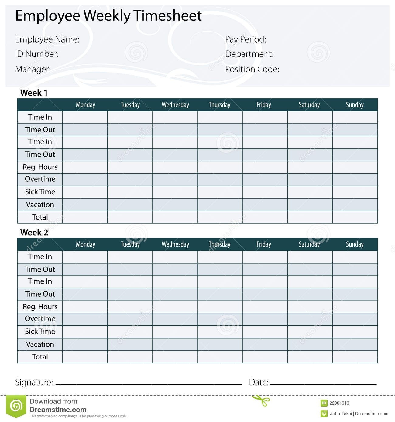 universal 2 week time sheet printable get your calendar printable