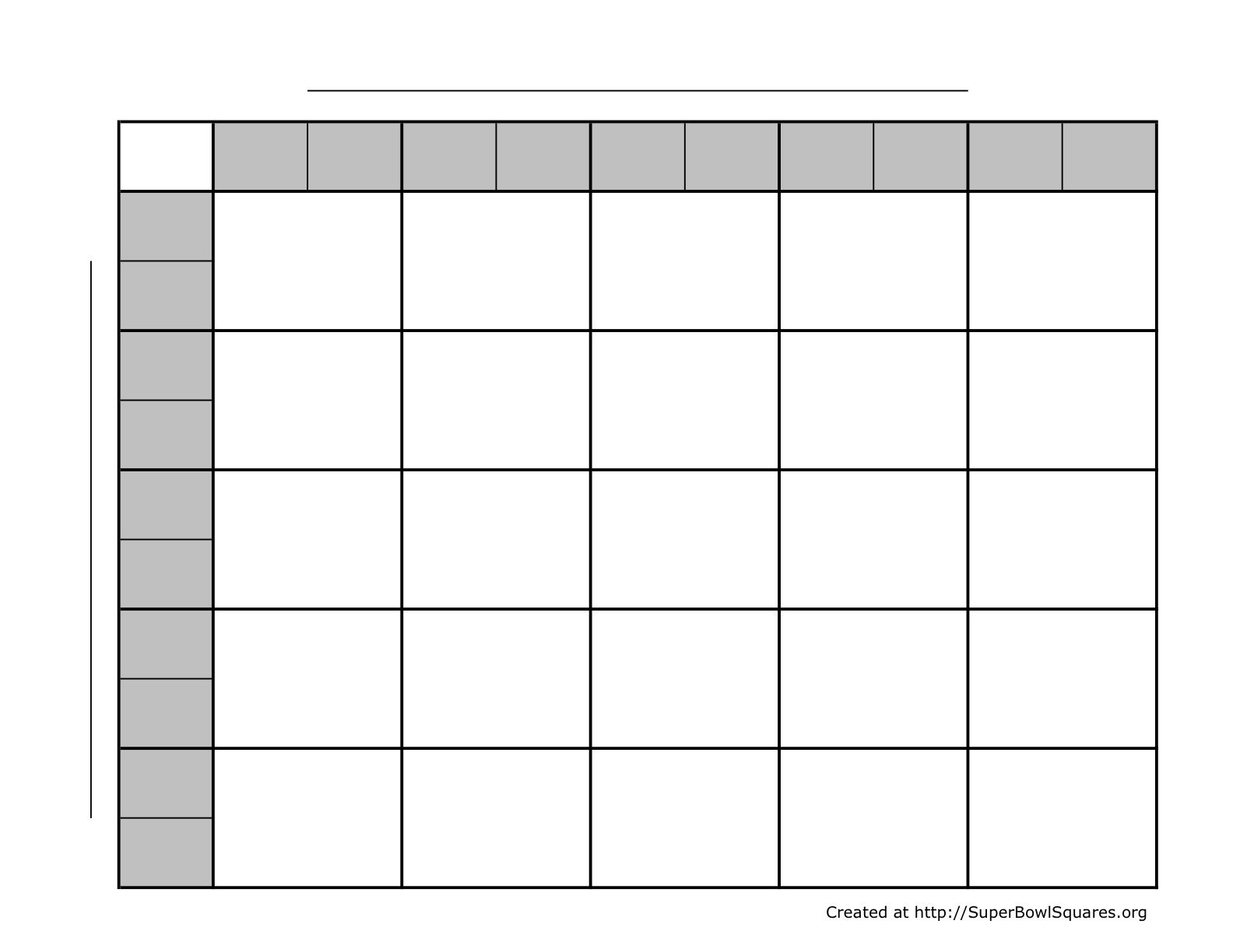 Football Pool Grid Template. Printable Mlb World Series