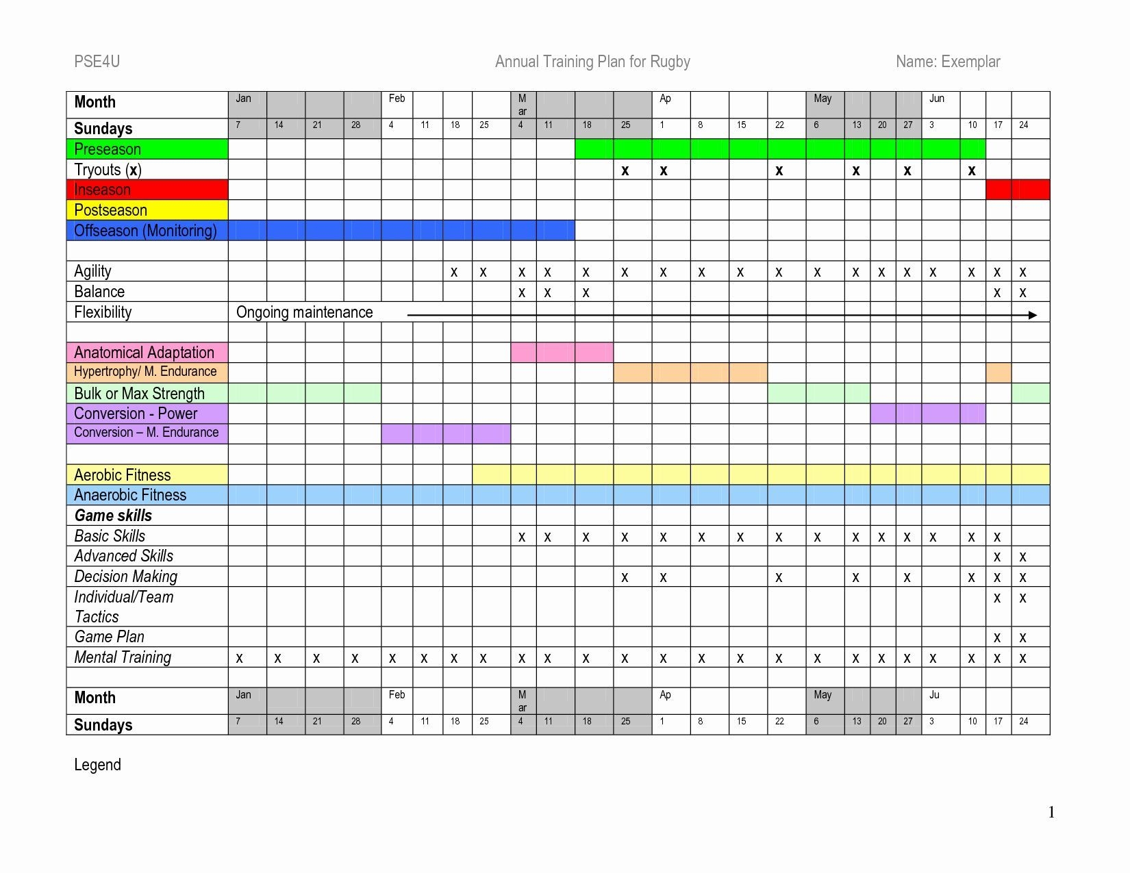 Football Practice Schedule Template Download Lovely Annual