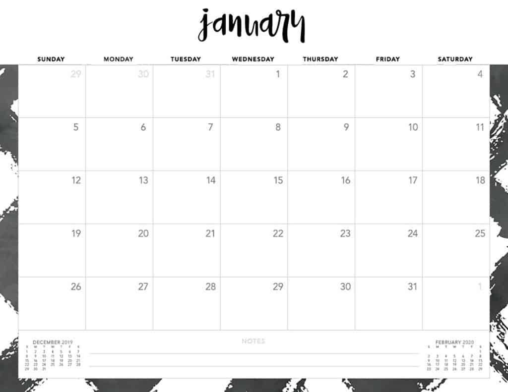 Best Monday Through Friday Quick Printable Calendar