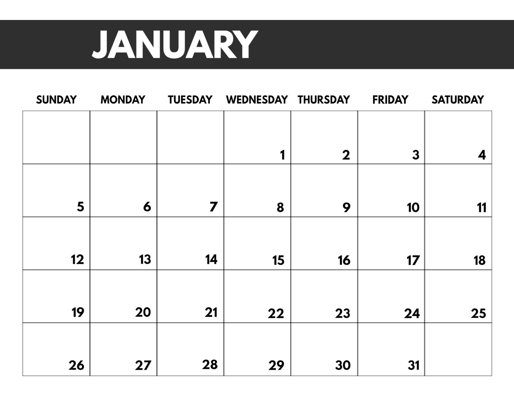Free 8.5 X 11 Calendars - Calendar Inspiration Design