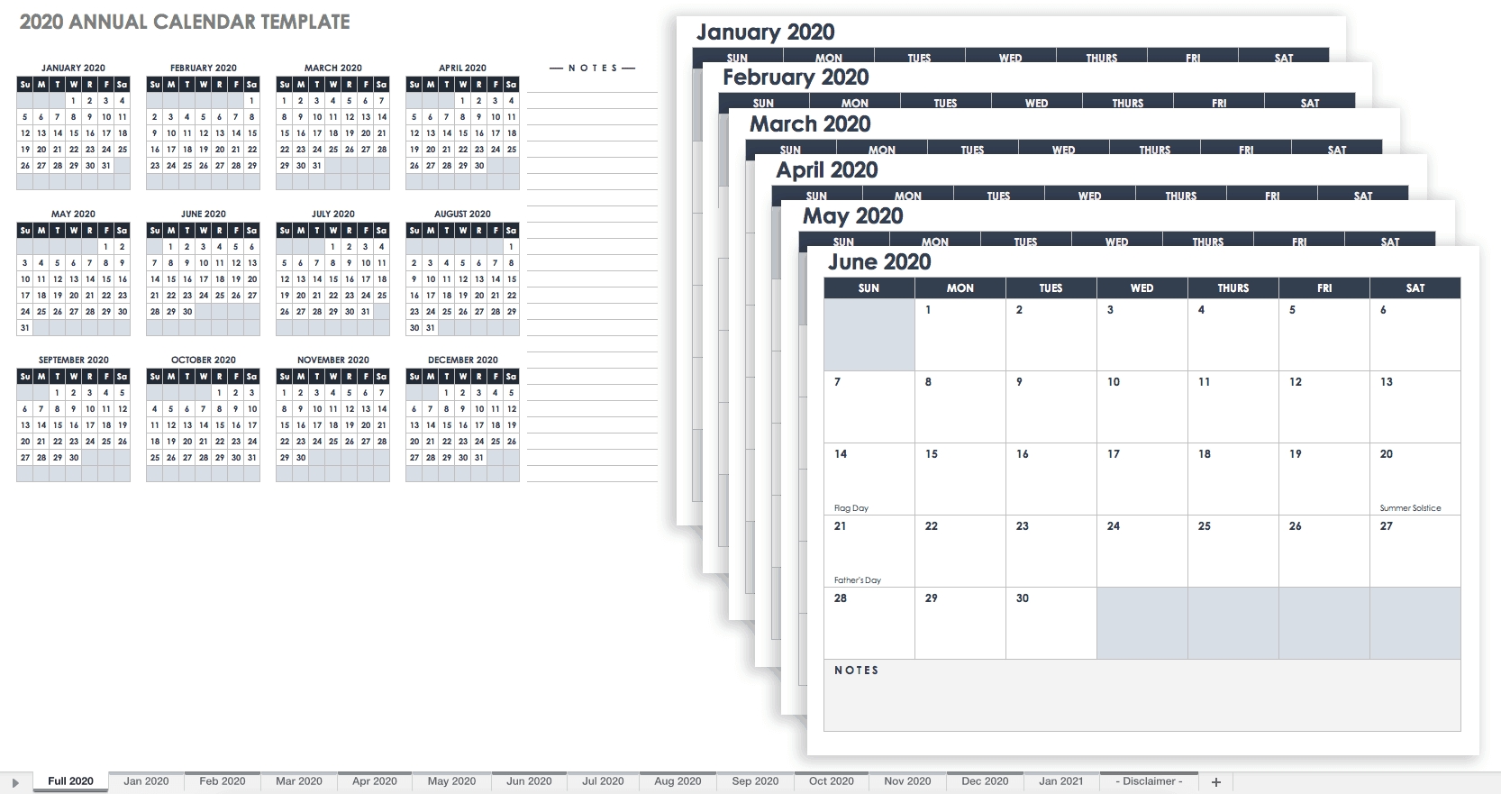 Effective 12 Month Calendar Editable Templates