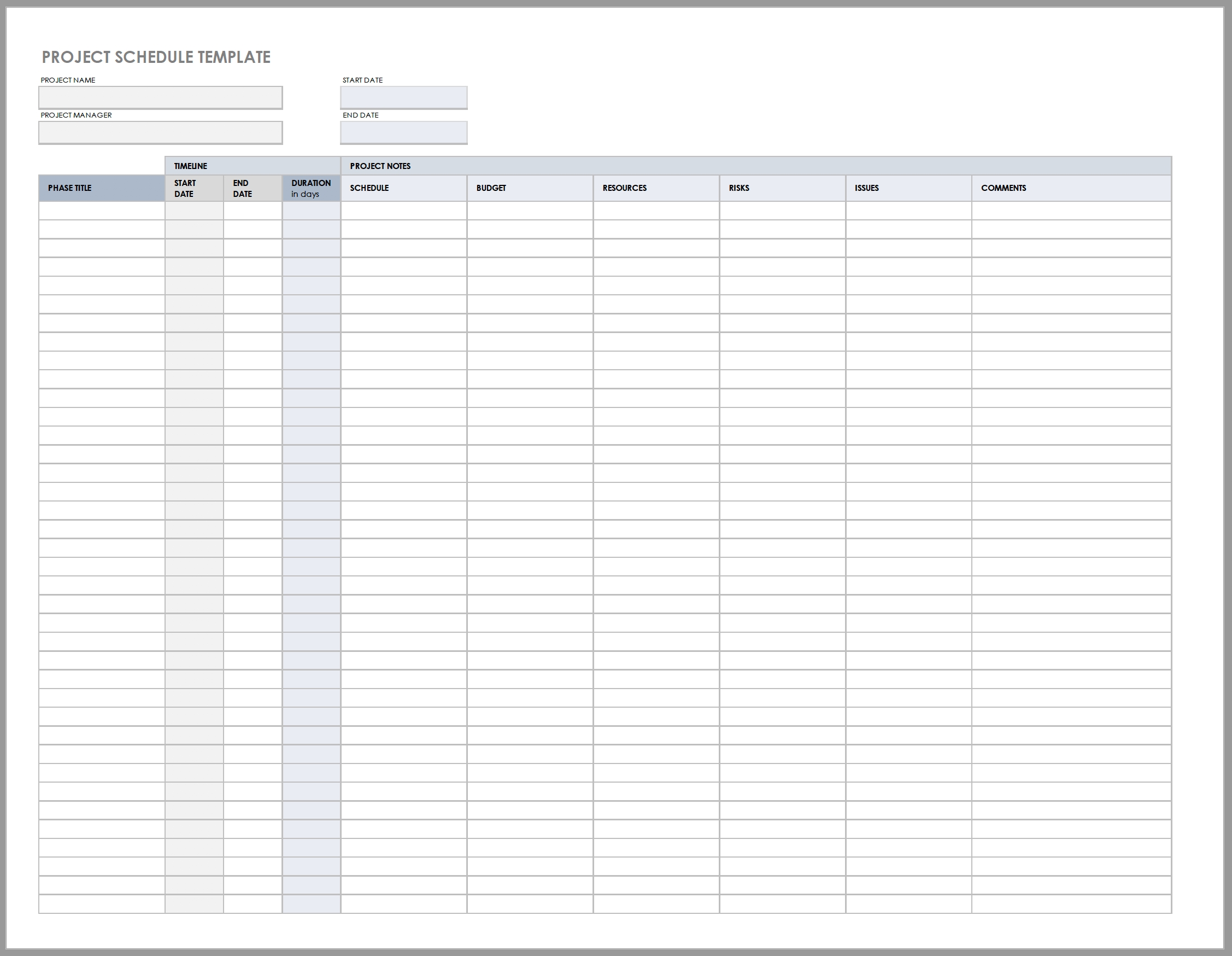 Free Daily Work Schedule Templates | Smartsheet