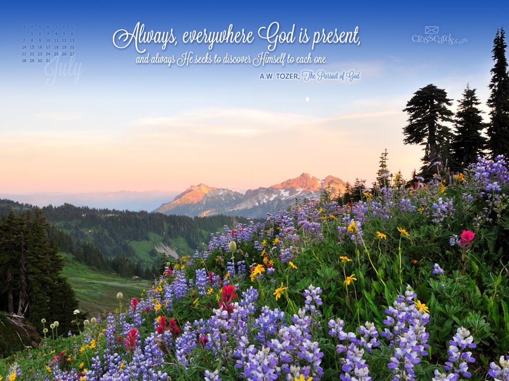 Free Download Crosscards Wallpaper Monthly Calendars July