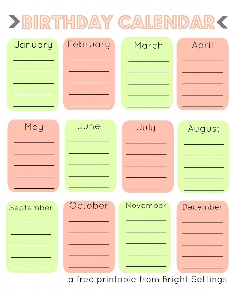 how to fillable birthday calendar template excel get your calendar