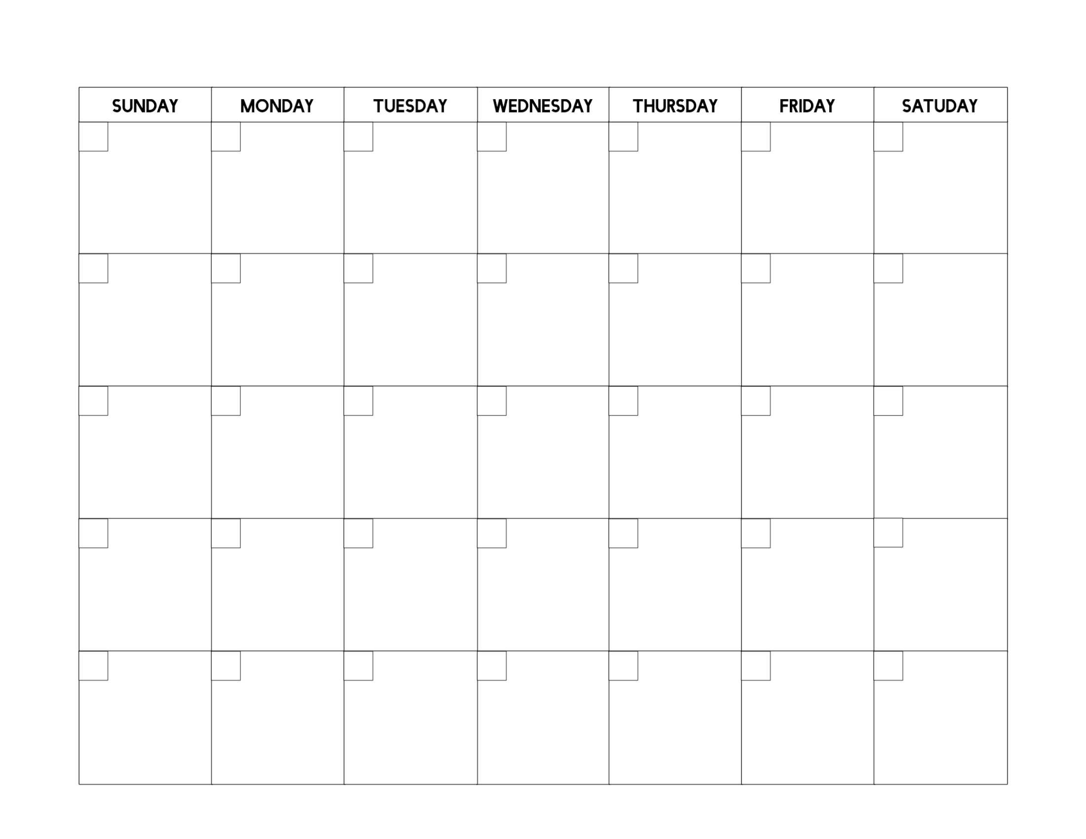 How to Free Printable Calendar Fill In