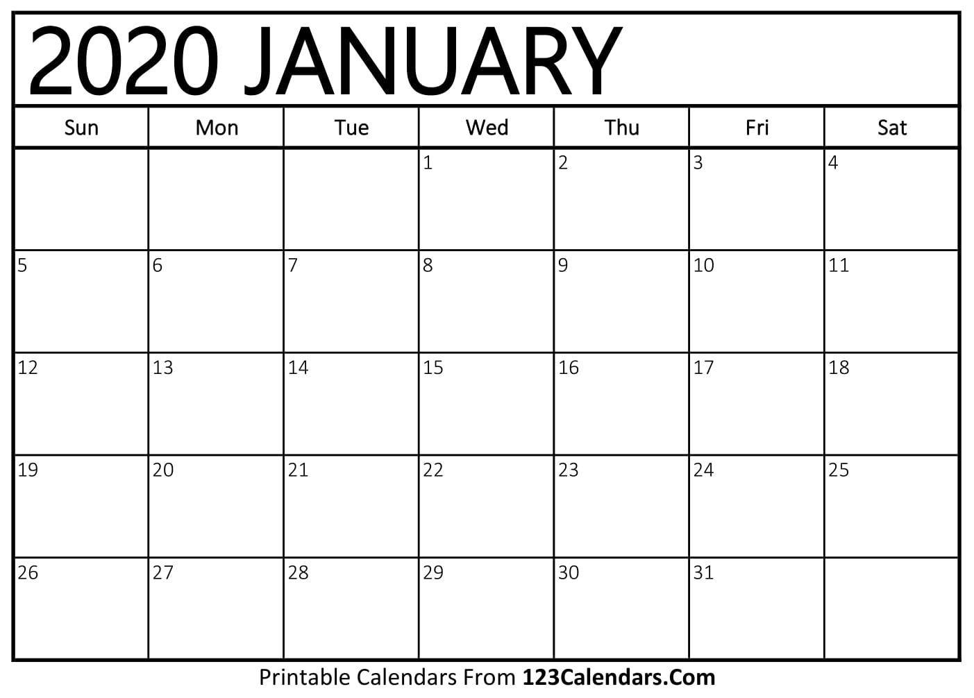 Universal Printable Calendar You Can Edit