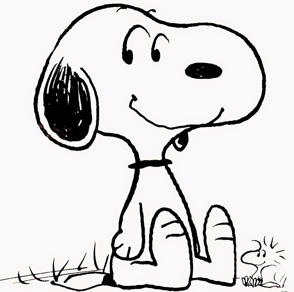 Free Printable Snoopy Coloring Pages - Clip Art Library