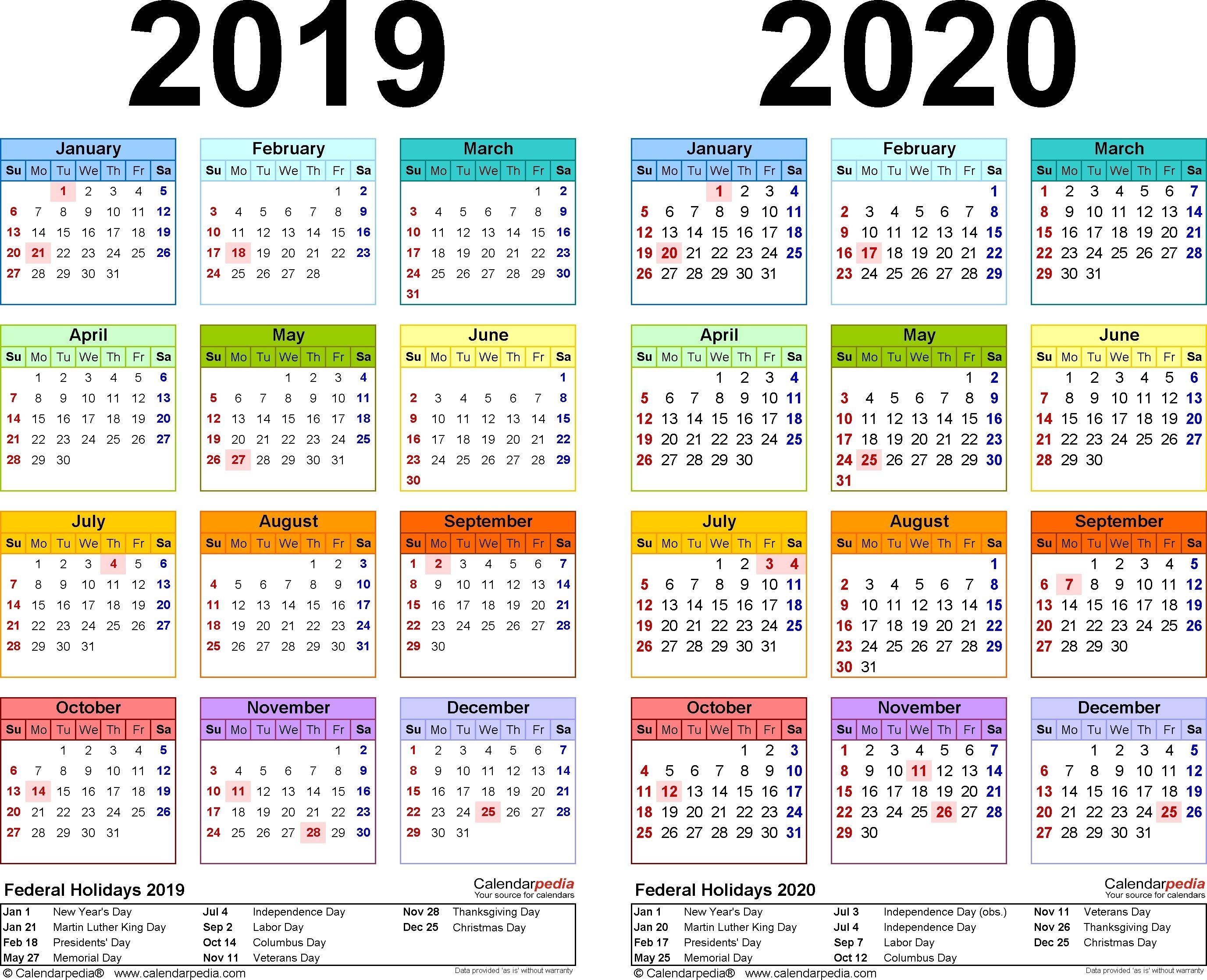 Get Printable Calendars Usa 2019-2019 School-Year (With