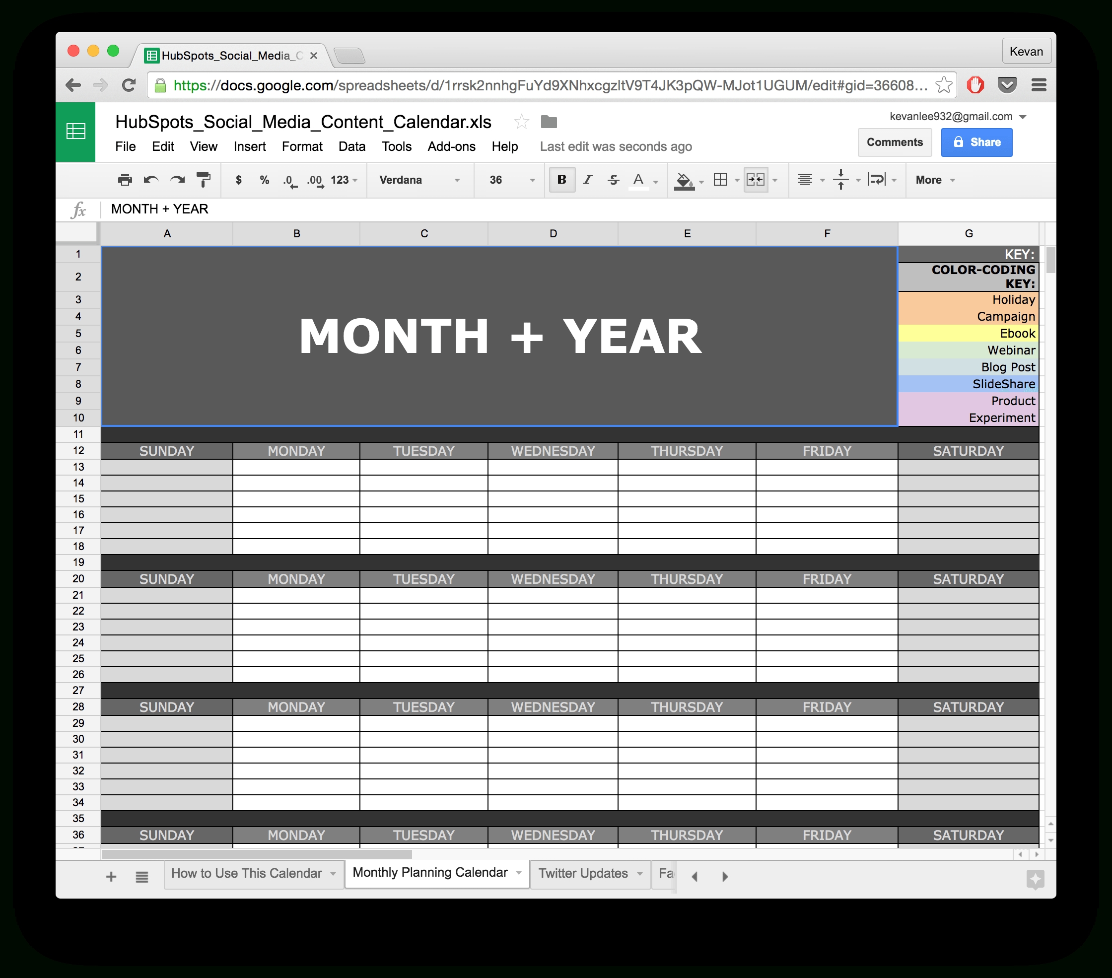 Google Docs Templates Budget Spreadsheet Calendar Download