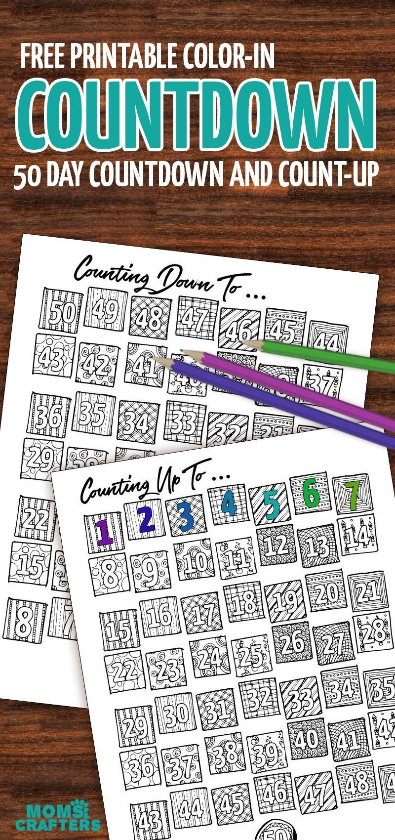 Grab This Fun Color-In Countdown And Progress Tracker (With