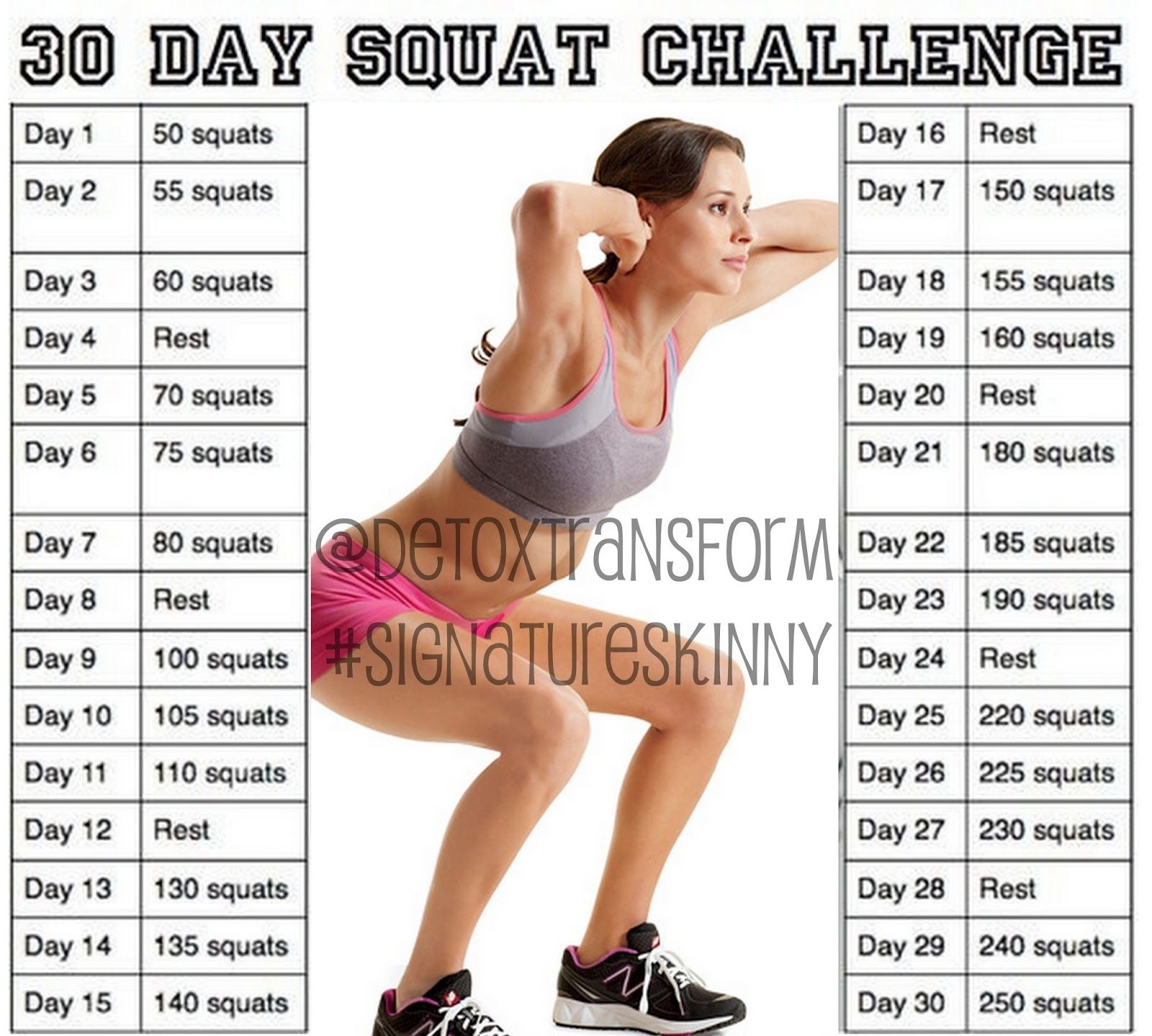Hmm: Free 30 Day Butt / Squat Challenge Workout Routine