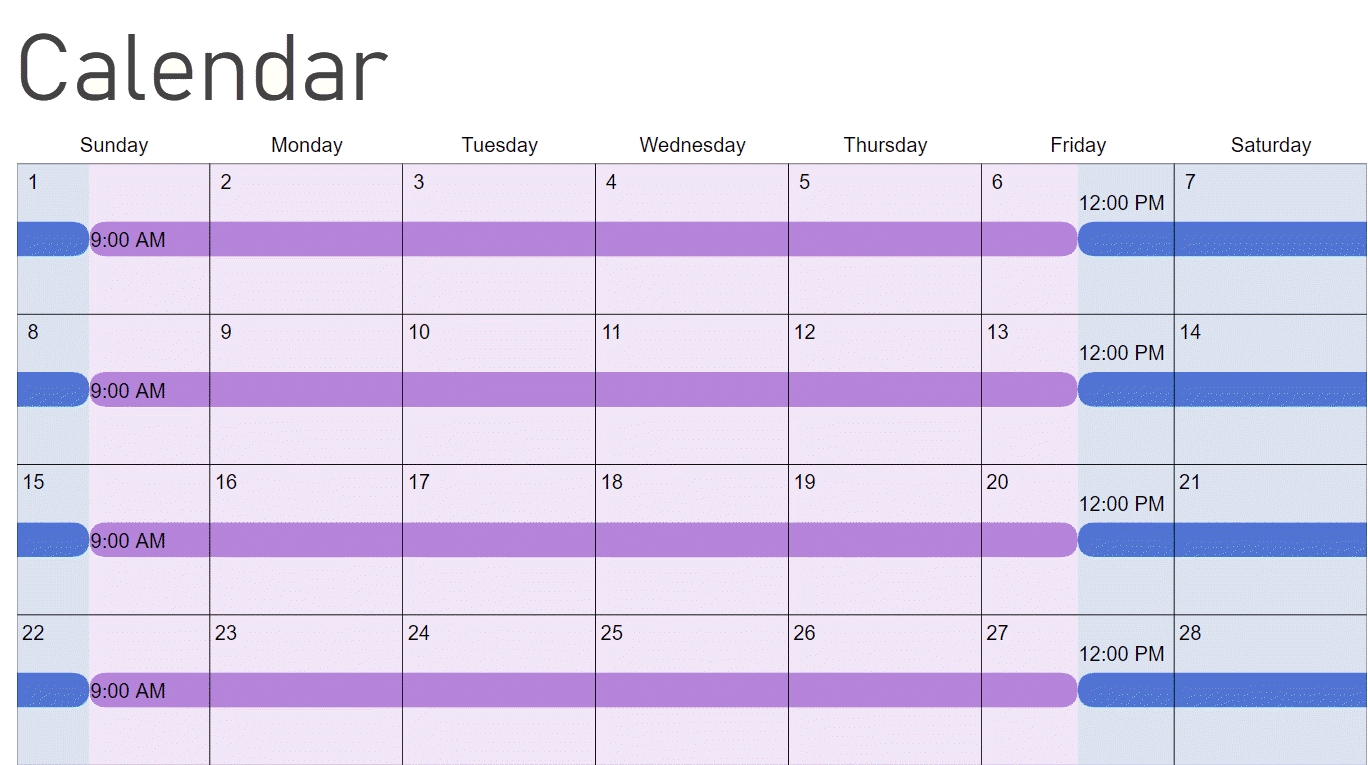 The How To Make A Color Coded Calendar Parenting Time